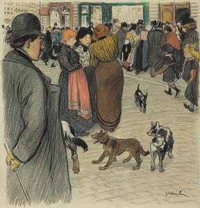 Guardando la Folla da Théophile Alexandre Steinlen