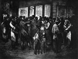 Chanteurs de Rue, c1800-1840 1924 da Theophile Steinlen