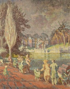 La Serpentine in primavera, Hyde Park, Londra da Therese Lessore