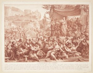 Il ratto delle Sabine da Therèse Éléonore Lingée