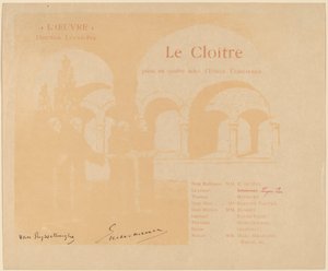 Il chiostro da Théo van Rysselberghe