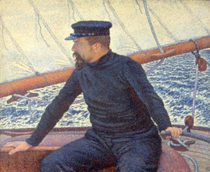 Paul Signac sulla sua barca