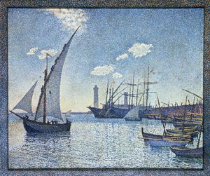 Port de Cette, Les Tartanes, 1892 da Théo van Rysselberghe