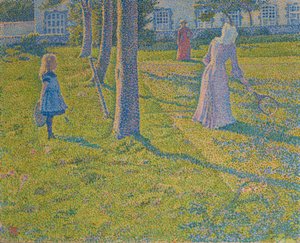 Il Gioco del Tennis, 1889 da Théo van Rysselberghe