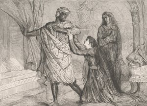 Via!: tavola 7 da Otello Atto 3, Scena 4 da Théodore Chassériau