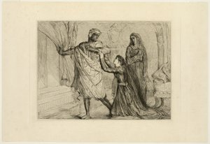 Via!, tavola sette da Otello da Théodore Chassériau
