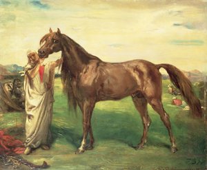 Hadji, uno stallone arabo, 1853 da Théodore Chassériau