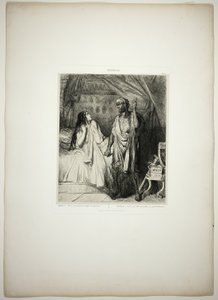 Hai pregato stanotte, Desdemona, piatto dodici di Otello da Théodore Chassériau