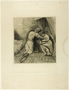 La soffoca, tavola tredici da Otello da Théodore Chassériau