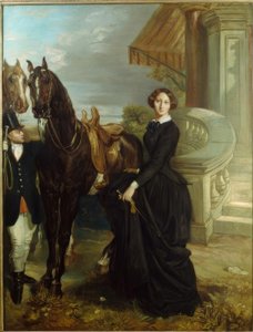 Ritratto della contessa di Ranchicourt da Théodore Chassériau
