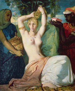 La toilette di Ester, 1841 da Théodore Chassériau