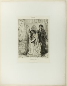 La canzone del salice, tavola nove da Otello da Théodore Chassériau