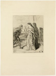 Quindi sii allegro, Cassio, tavola sei da Otello da Théodore Chassériau