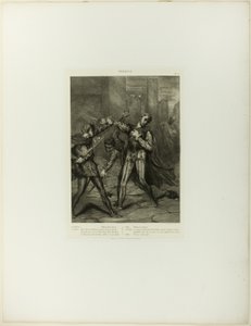 Villain, Thou Diest, tavola dieci da Otello da Théodore Chassériau