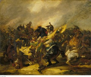 Géricault - Una carica di corazzieri, 1822 ca. - 1823 ca. da Theodore Gericault
