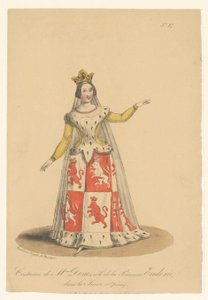 Julie Dorus-Gras nel ruolo della principessa Eudossia nell