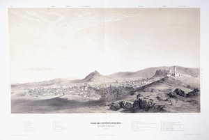 Panorama di Atene Moderna da Théodose du Moncel