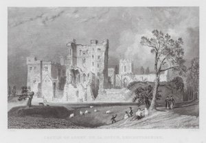 Castello di Ashby de la Zouch, Leicestershire da Thomas (after) Allom
