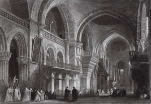 La Cattedrale, Angouleme da Thomas (after) Allom