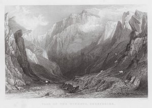 Valle dei Winnets, Derbyshire (incisione) da Thomas (after) Allom