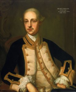 Capitano Maurice Suckling (1725-1778) da Thomas (after) Bardwell