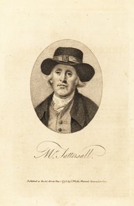 Ritratto di Richard Tattersall (1724-1795), fondatore degli auctioneers di cavalli da corsa Tattersalls a Hyde Park Corner, Londra