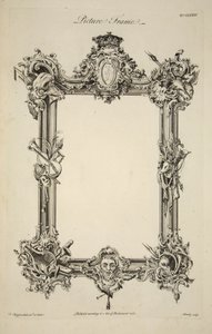 Progetto per una cornice, pub. 1761 (incisione)