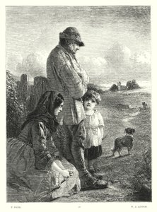 Il Childe Harold di Lord Byron, Canto I, Strofa 13 (incisione) da Thomas (after) Faed