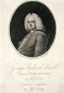 George Frederick Handel (1685-1759) inciso da W. Chapman