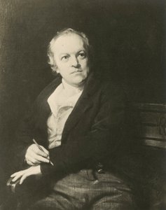 William Blake, poeta e artista inglese da Thomas (after) Phillips