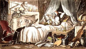"Fungus, alla fine, riesce a mettere/La freccia della Morte nel suo armadio", da 