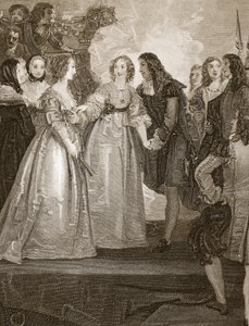 Carlo II riceve la Duchessa d