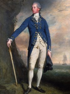 Capitano Sir George Montagu (1750-1829), c.1780-90 da Thomas (attr.to) Beach
