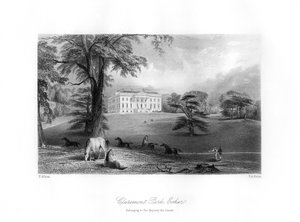 Claremont Park, Esher, Surrey, XIX secolo da Thomas Abel Prior