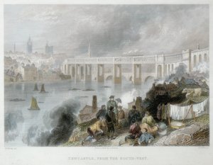 Newcastle-upon-Tyne da sud-ovest da Thomas Abiel Prior
