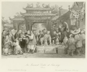 Un medico itinerante a Tien-sing da Thomas Allom