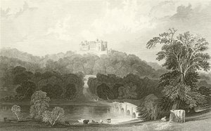 Castello di Belvoir, Leicestershire da Thomas Allom