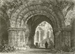 Sala capitolare, Abbazia di Furness da Thomas Allom