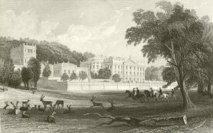 Chatsworth, Derbyshire da Thomas Allom