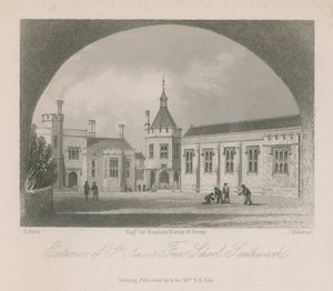 Esterno della scuola gratuita di St Olave