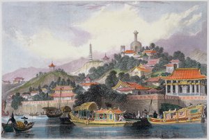 Giardino del Palazzo Imperiale, Pechino da Thomas Allom