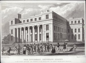 Ospedale di Liverpool, Brownlow Street da Thomas Allom
