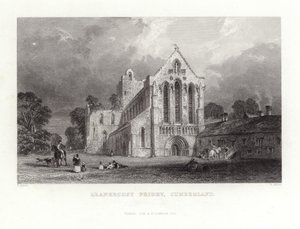 Priorato di Llanercost in Cumberland da Thomas Allom