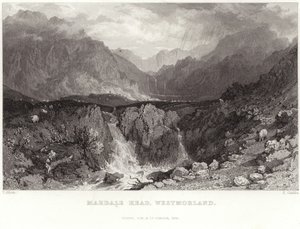 Mardale Head in Westmorland da Thomas Allom
