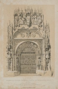 Schizzi pittoreschi in Spagna: Pagina del titolo, 1837 da Thomas Allom