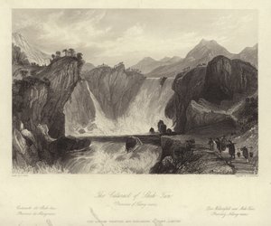 La cataratta di Shih Tan da Thomas Allom