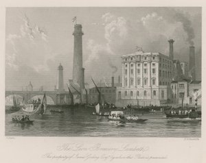 Il Birrificio Lion a Lambeth da Thomas Allom