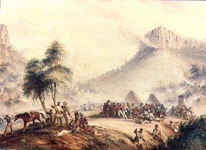 La pattuglia del Col. Yarborough attaccata a Waterkloof da Kaffir e ribelli ottentotti
