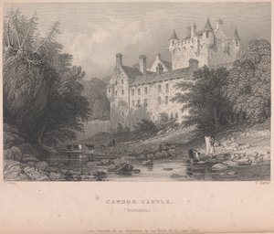 Castello di Cawdor, Narnshire (pubblicato da G. Virtue); pagina 59 (Volume Uno)