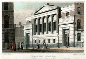 Cappella di Finsbury, Città di Londra, 1827